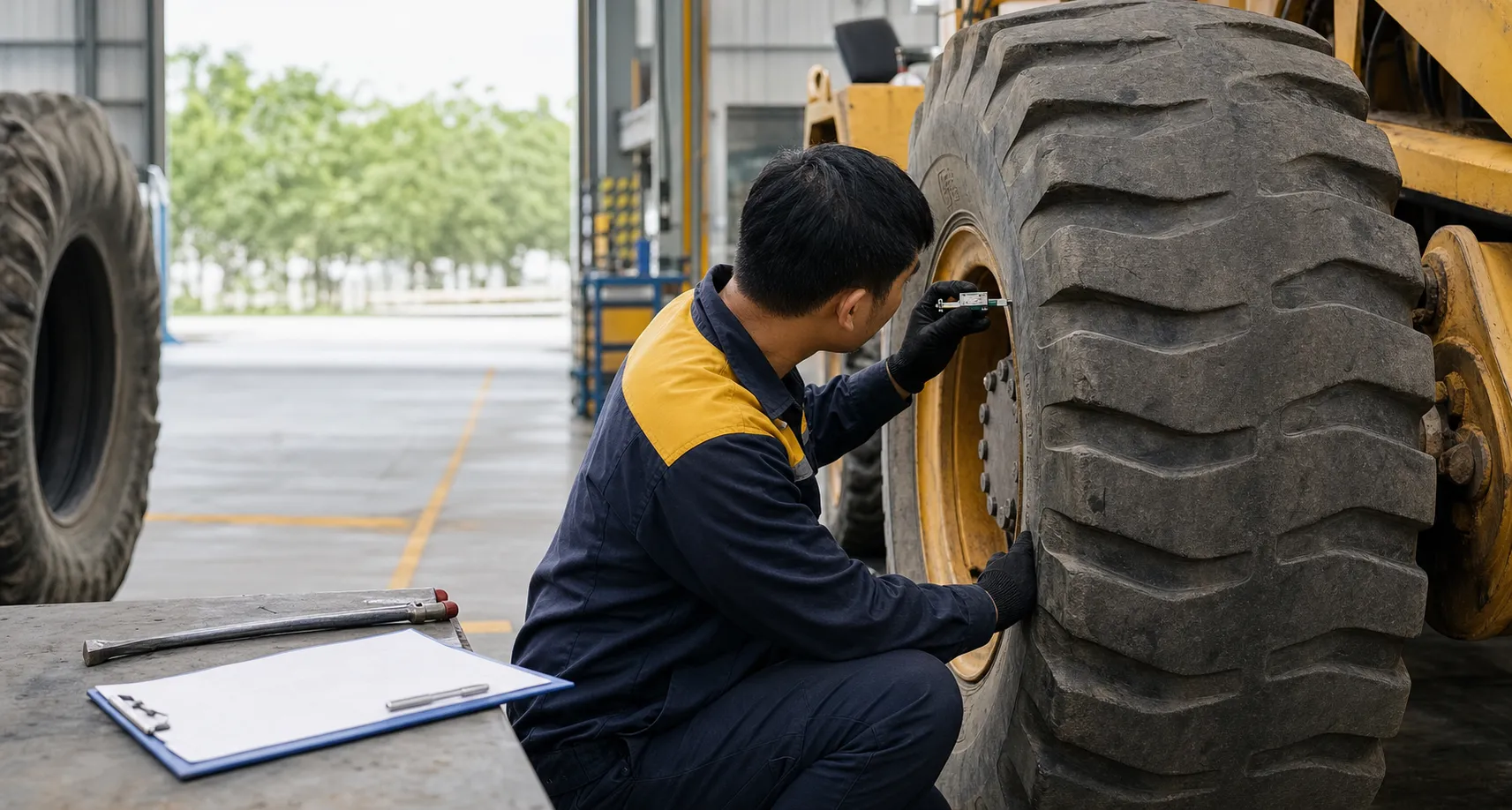Cần cung cấp thông tin gì khi tìm lốp xe công trình?