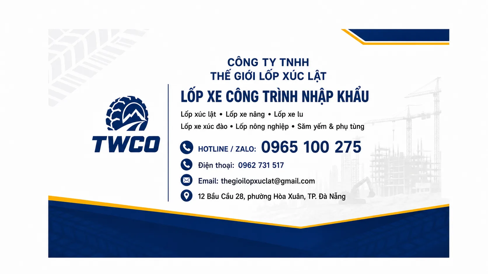 Công ty TNHH Thế Giới Lốp Xúc Lật