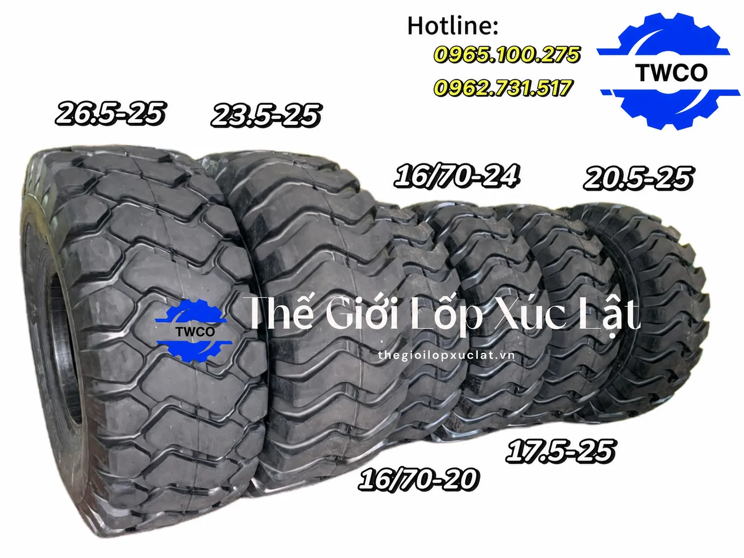 Lốp xúc lật 16/70-20 16PR Vinwin Lốp xúc lật 16/70-20 16PR Vinwin
